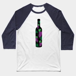 Wine Bottle Baseball T-Shirt